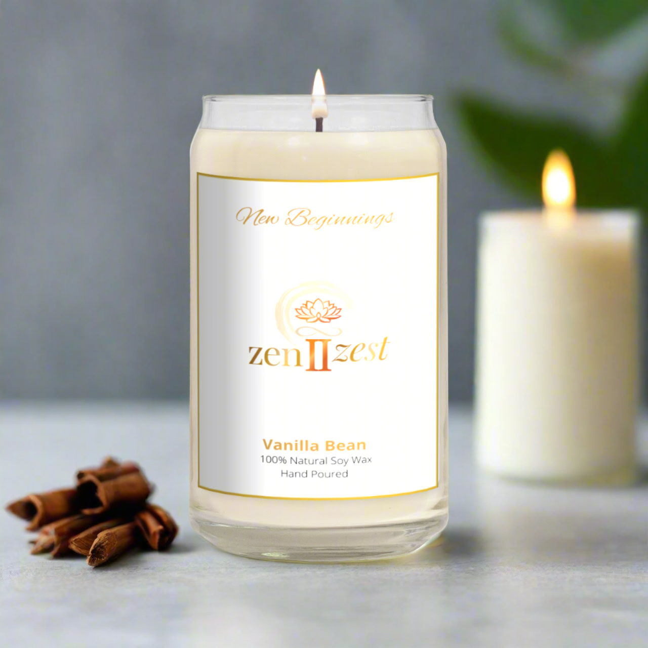 Classic Vanilla Bean Scented Candle - CB