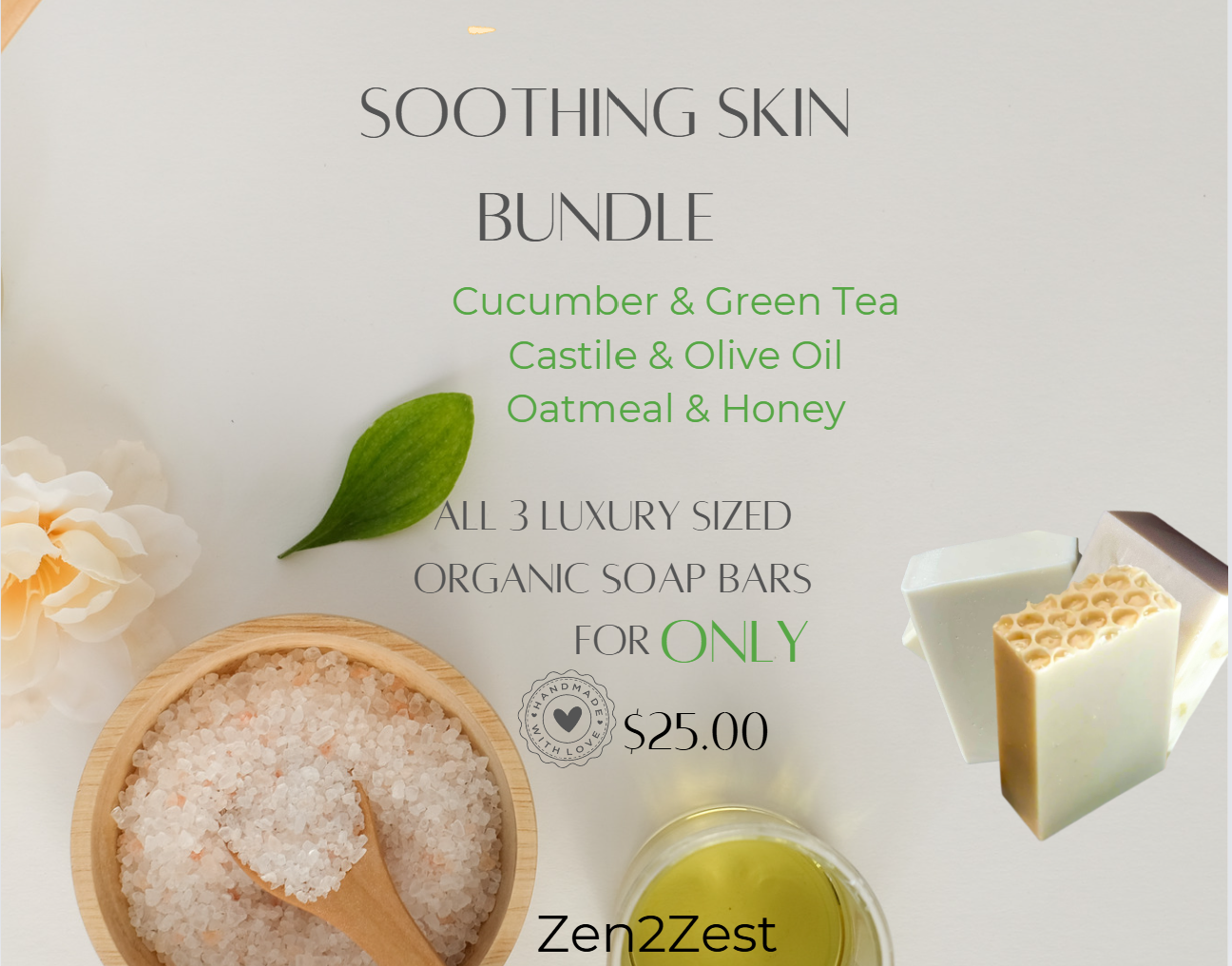 Soothing Skin Bundle - 3 for $25