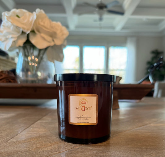 New Beginnings Collection - 8.5 oz Hand Poured Natural soy candle