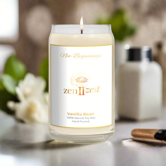 Classic Vanilla Bean Scented Candle - CB